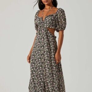 Sexy Floral Astr Dress